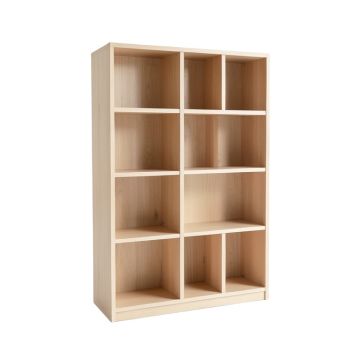 Flint Brook Freestanding Bookcase - Beige