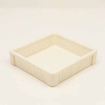 Ash Edge Empty Under-Desk Cable Tray - Ivory (synthetic illustration; no displayed measurements)