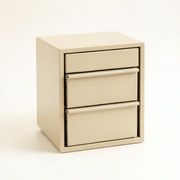 Field Canyon Small-Parts Storage Drawer Cabinet - Beige (synthetic illustration; no displayed measurements)