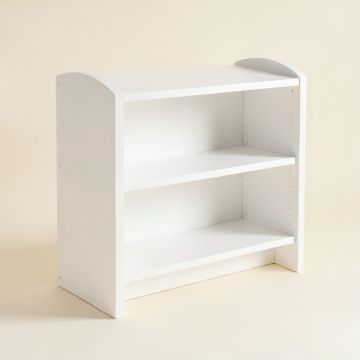 Cedar Edge Desktop Shelving Unit - White (synthetic illustration; no displayed measurements)