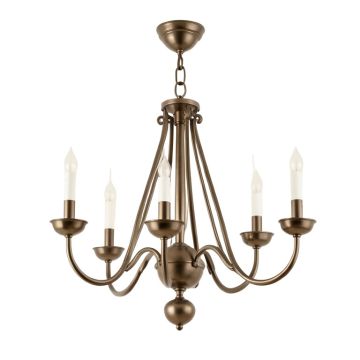 Leavitt 6 - Light Candle Style Empire Chandelier