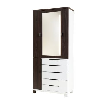 Standing Jewelry Organizer Armoire With Led Lights