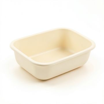 Stone Dale Empty Under-Desk Cable Tray - Ivory (synthetic illustration; no displayed measurements)