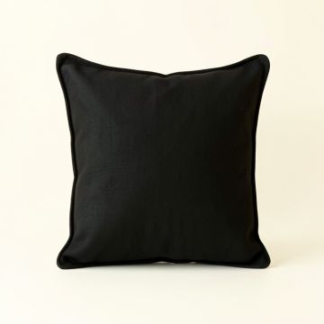 Moss Bluff Filled Accent Pillow - Black (synthetic illustration; no displayed measurements)