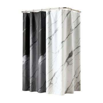 Marble Single Shower Curtain