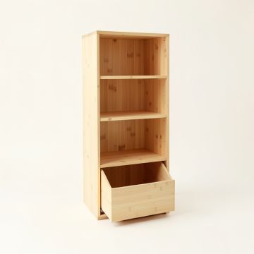 Lake Crossing Narrow Cubby Tower - Beige (synthetic illustration; no displayed measurements)