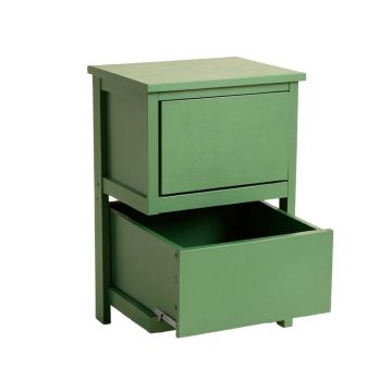 Summit Canyon Freestanding Pull-Out Hamper Cabinet - Green