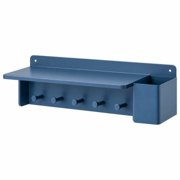 Sage Bend Wall-Mounted Entryway Organizer Shelf - Blue