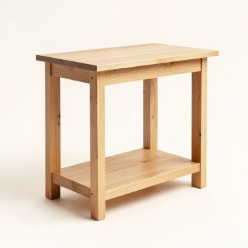 Wulfram Solid Wood Kitchen Cart (synthetic illustration; no displayed measurements)