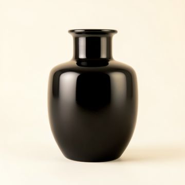 Meadow Branch Empty Decorative Vase - Black (synthetic illustration; no displayed measurements)