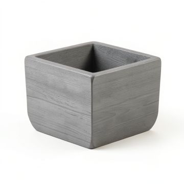 Moss Bridge Empty Raised Planter - Gray (synthetic illustration; no displayed measurements)