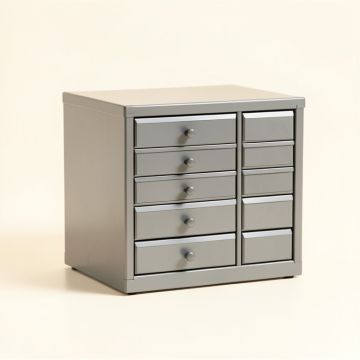 Cove Brook Small-Parts Storage Drawer Cabinet - Gray (synthetic illustration; no displayed measurements)
