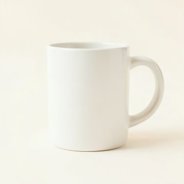 Slate Canyon Ceramic Mug - White (synthetic illustration; no displayed measurements)