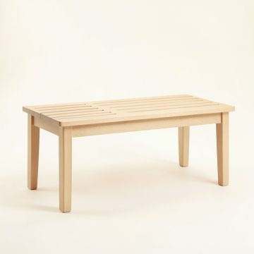 Spruce Crossing Indoor Bench - Beige (synthetic illustration; no displayed measurements)