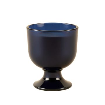 Ridge Branch Empty Candle Holder - Navy