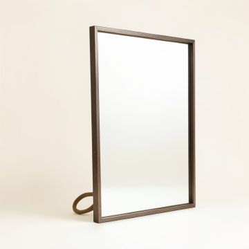 Rope Industrial Accent Mirror (synthetic illustration; no displayed measurements)