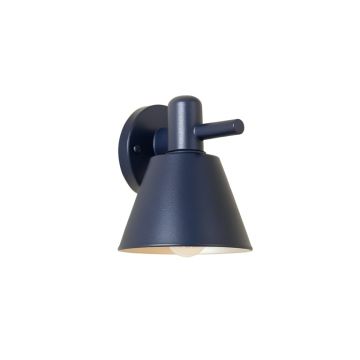 Cove Brook Wall Sconce Mounted On A Plain Wall - Navy (synthetic illustration; no displayed measurements)