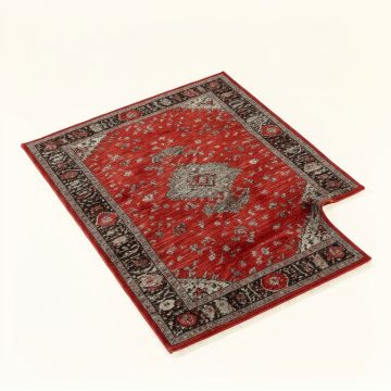 Heide Power Loom Red/Gray Rug (synthetic illustration; no displayed measurements)