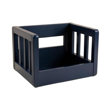 Summit Canyon Empty Furniture-Style Pet Crate - Navy