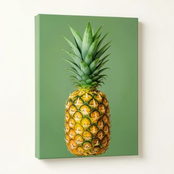 Pineapple In Paradise By Chelsea Victoria - Unframed Graphic Art Print On Canvas (synthetic illustration; no displayed measurements)