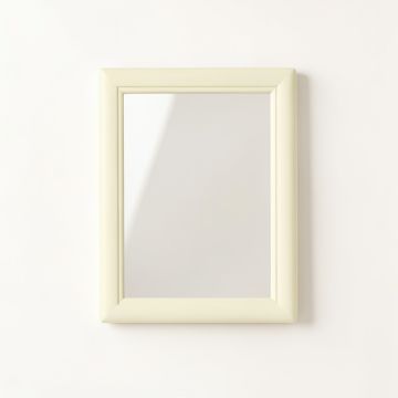 Bay Crossing Framed Wall Mirror - Ivory (synthetic illustration; no displayed measurements)