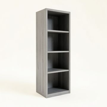 Cliff Bridge Narrow Cubby Tower - Gray (synthetic illustration; no displayed measurements)