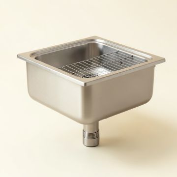 30 '' X 22 '' Apron Kitchen Sink With Sink Grid And Drain Assembly (synthetic illustration; no displayed measurements)