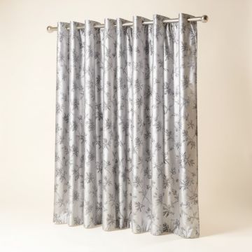 Leija Floral Sheer Grommet Curtain Panels (synthetic illustration; no displayed measurements)