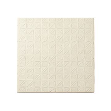Briar Brook Uninstalled Square Decorative Tile - Cream