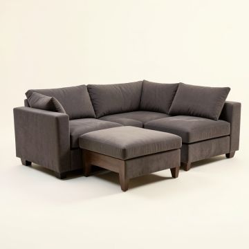 Mcgray 83.07 '' Wide Left Hand Facing Modular Sofa & Chaise (synthetic illustration; no displayed measurements)