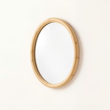 Hill Bluff Framed Wall Mirror - Beige (synthetic illustration; no displayed measurements)