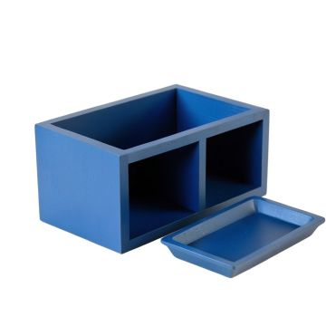 Oak Bridge Empty Coffee-Station Organizer - Blue