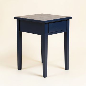 Clay Bluff Side Table - Navy (synthetic illustration; no displayed measurements)
