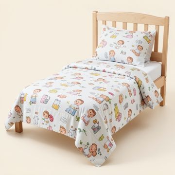 Stesha Infant 5 Piece Crib Bedding Set (synthetic illustration; no displayed measurements)