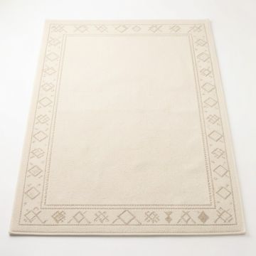 Field Branch Rectangular Area Rug - Ivory (synthetic illustration; no displayed measurements)