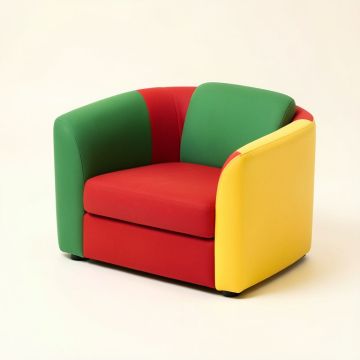 Primary Kids Sofa (synthetic illustration; no displayed measurements)