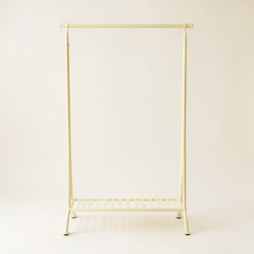 Dawn Bend Empty Garment Rack - Cream (synthetic illustration; no displayed measurements)