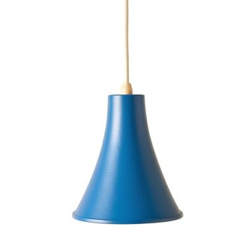 Juniper Branch Pendant Light Suspended From One Plain Cable - Blue