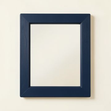 Bay Branch Framed Wall Mirror - Navy (synthetic illustration; no displayed measurements)
