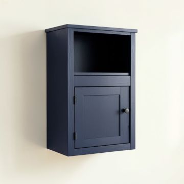 Fern Dell Wall-Mounted Entry Cabinet - Navy (synthetic illustration; no displayed measurements)