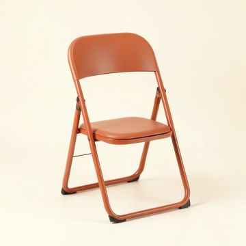 Lake Branch Folding Outdoor Chair - Terracotta (synthetic illustration; no displayed measurements)