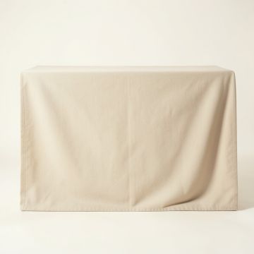 Glen Crest Flat Bed Sheet - Beige (synthetic illustration; no displayed measurements)