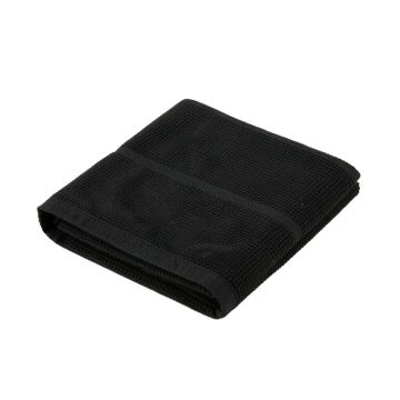 Maple Crest Bath Towel - Black (synthetic illustration; no displayed measurements)