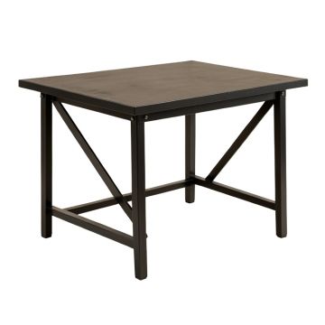 Alder Dale Empty Workshop Workbench - Black