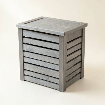 Meadow Bend Closed Garden Compost Bin - Gray (synthetic illustration; no displayed measurements)