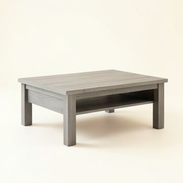 Dune Bend Coffee Table - Gray (synthetic illustration; no displayed measurements)