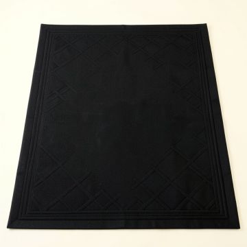 Field Canyon Rectangular Outdoor Rug - Black (synthetic illustration; no displayed measurements)
