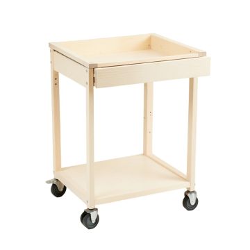 Pine Canyon Empty Rolling Workshop Cart - Ivory