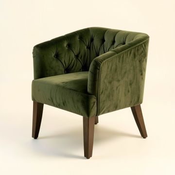 Jenni Tufted Velvet Upholstered Side Chair (synthetic illustration; no displayed measurements)