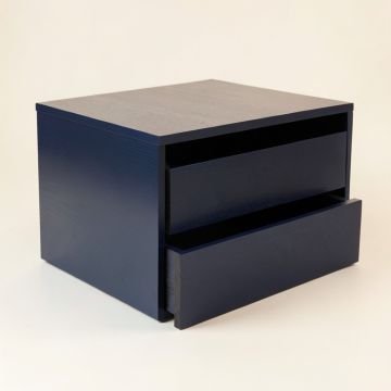 Fern Branch Small-Parts Storage Drawer Cabinet - Navy (synthetic illustration; no displayed measurements)